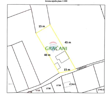 Zagreb, Gračani – građevinsko zemljište s postojećim objektom - cover