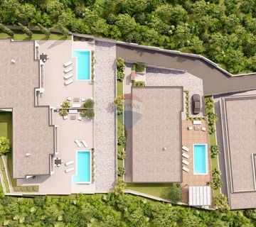 CRIKVENICA,moderna dvojna kuća sa panoramskim pogledoma na more - cover