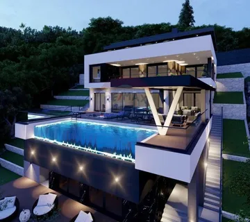 OPATIJA,IČIĆI- građ. zemljište za vilu s bazenom i pogledom na more - cover