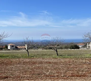 Poreč - okolica, prekrasno građevinsko zemljište otvorenog pogleda na more - cover