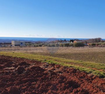 Istra, Kaštelir-zemljište s građevinskom dozvolom pogled na more - cover
