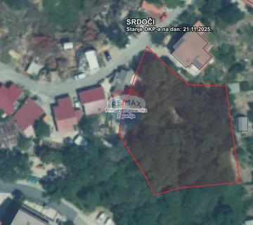 Rijeka, Srdoči - građevinsko zemljište 1716m2 - cover