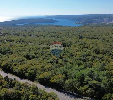 ISTRA, LABIN - Teren s pogledom na more - cover