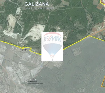 Pula, Šijana, 1 hektar poljoprivrednog zemljišta na traženoj lokaciji, pored industrijske zone  - cover