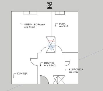 Zagreb, Trnsko-jednosoban stan 39m2 - cover