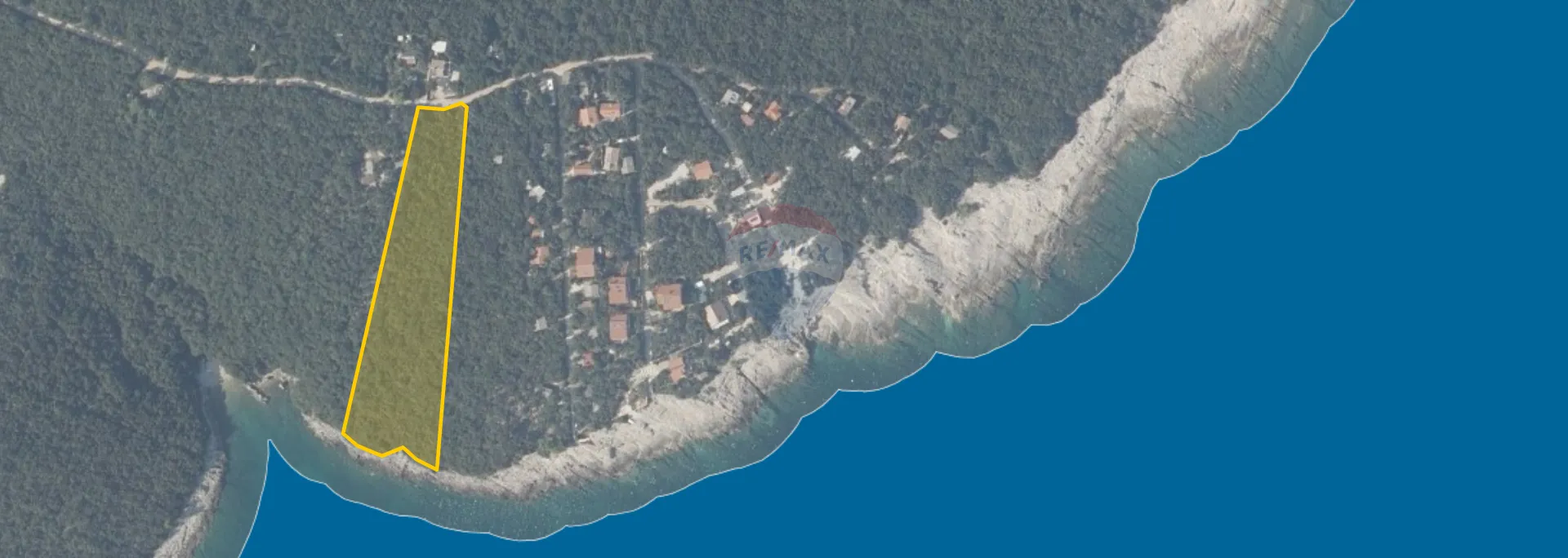 Istra, Krnica poljoprivredno zemljište prvi red do mora - cover