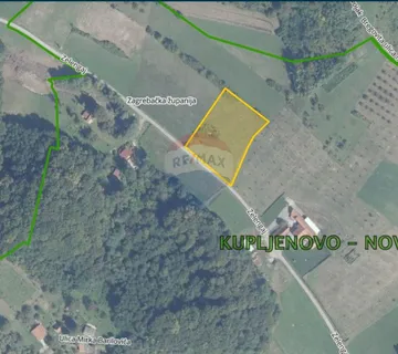 Zaprešić, Kupljenovo - građevinsko zemljište 3901 m2 - cover