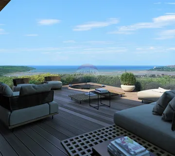 Buje, Kaštel kombinacija građevinskog i poljoprivrednog zemljište sa pogledom na more - cover