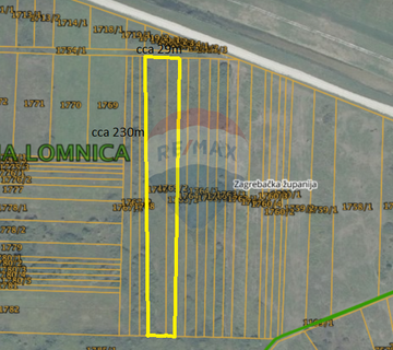 Velika Gorica, Donja Lomnica, poljoprivredno zemljište 5818 m2 - cover