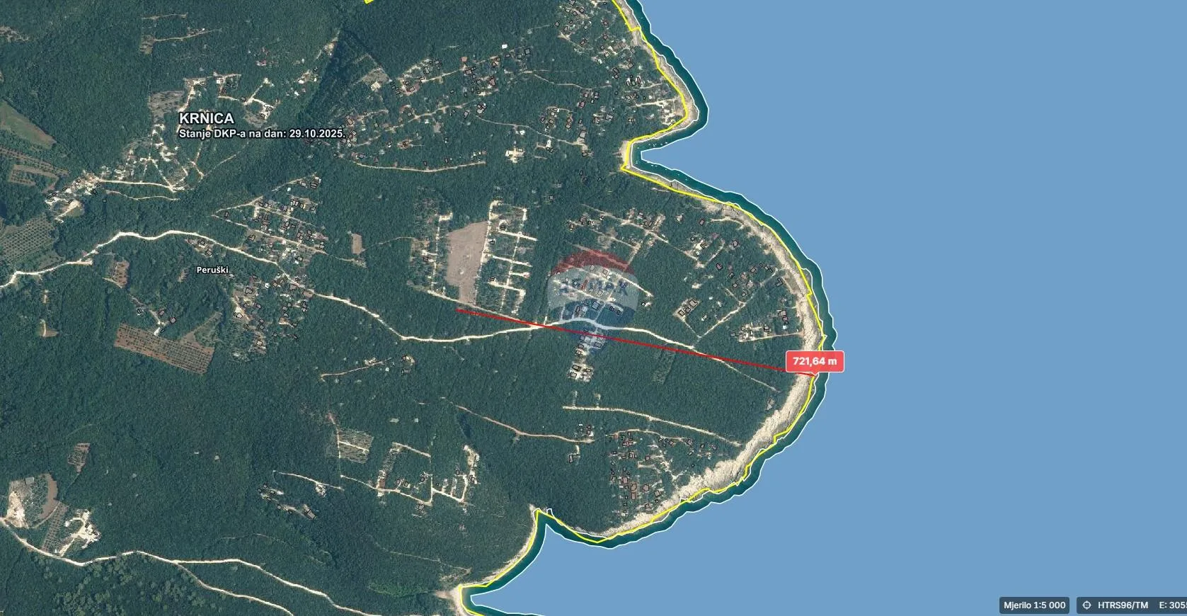 Istra,Krnica-parcela blizu mora i vikend naselja - cover