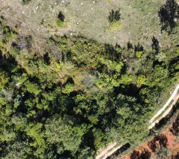 Istra, Rovinjsko Selo - Zemljište s pogledom na more i Rovinj - cover