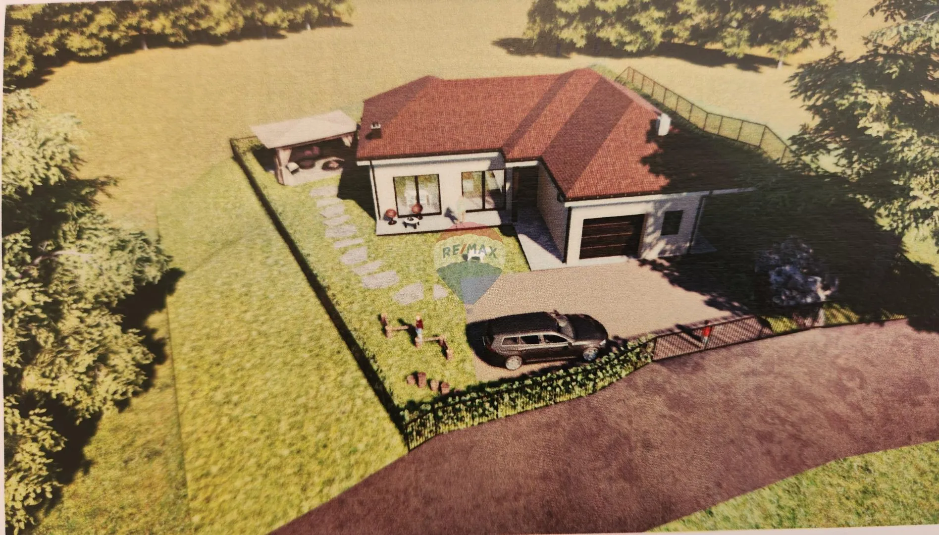 Rijeka, Klana - građevinski teren sa projektom i dozvolom - cover