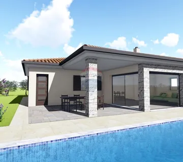 Istra, Umag - kuća prizemnica s bazenom, novogradnja - cover