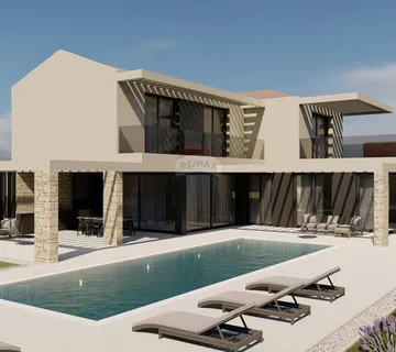 Višnjan: Atraktivna građevinska parcela panoramskog pogleda prema moru - cover