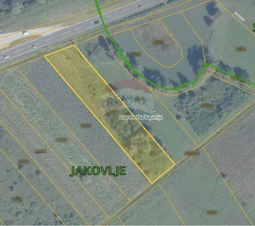 Jakovlje- građevinsko zemljište 4.000 m2 športsko-rekreacijske namjene na atraktivnoj lokaciji - cover