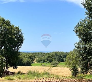 Istra, Novigrad, okolica, građevinsko zemljište sa pogledom na more - cover