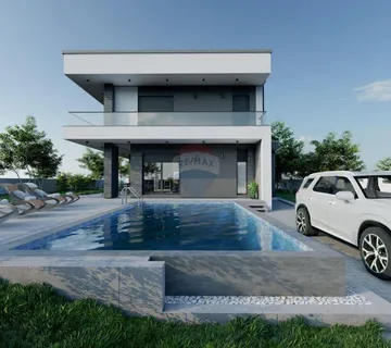 Istra - Rovinj okolica - Moderna kuća za odmor s bazenom - cover