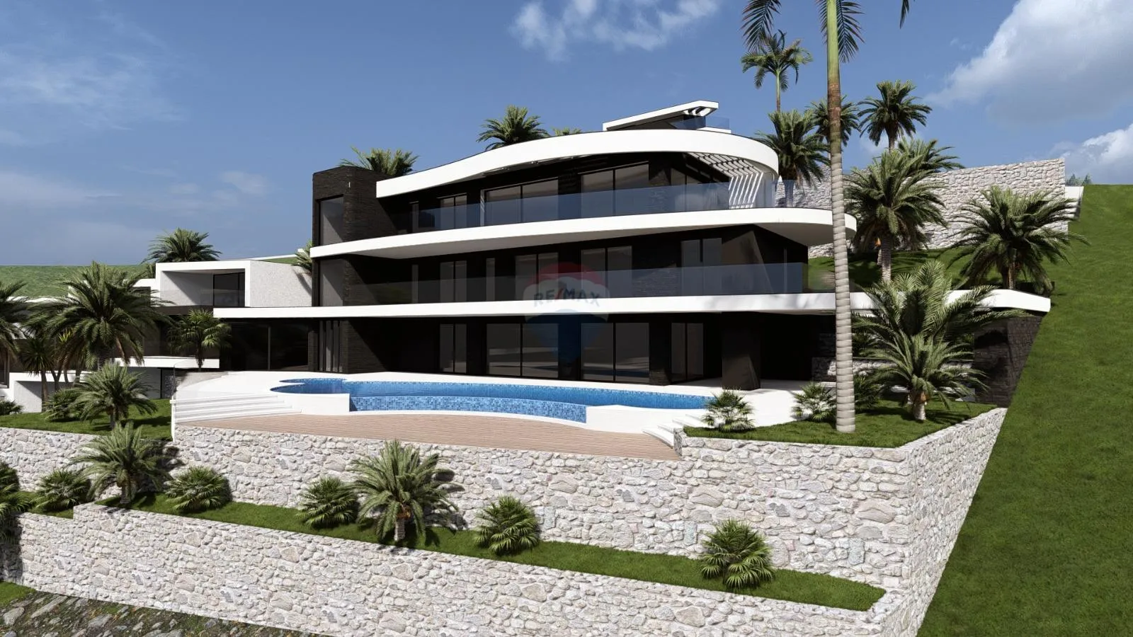 OPATIJA - MEDVEJA - Samostojeća kuća u izgradnji sa bazenom - cover