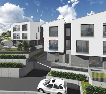 MATULJI,CENTAR- građevinsko zemljište 1233 m2 sa građ. dozvolom za izgradnju 6 stanova - cover