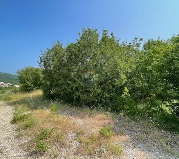 Otok Krk,Vrbnik,zemljište s građevinskom dozvolom,pogled na more - cover