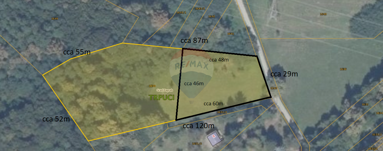 Zagreb, Trpuci, negrađevinsko zemljište 2051 m2 - cover