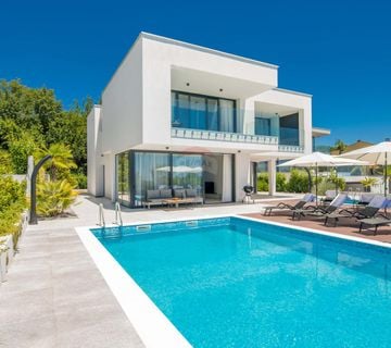 OPATIJA,VEPRINAC- nova vila s bazenom, garažom i pogledom na more - cover