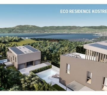 Kostrena, Luksuzna Dvojna Eco Kuća 198 m2, 4SS+DB+Garaža+Okucnica 88 m2 - cover