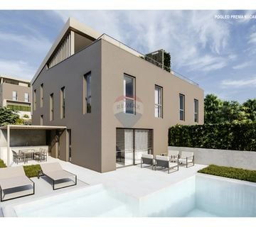 Kostrena, Eco Luksuzna Dvojna kuća 196 m2, 4 SS+DB+Garaža+Okućnica 165 m2 - cover