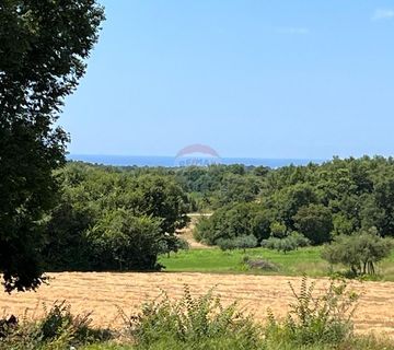 Istra, Novigrad, okolica, građevinsko zemljište sa pogledom na more - cover