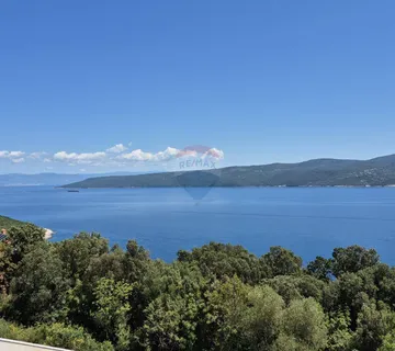 Istra, Plomin građevinski teren sa otvorenim pogledom na more - cover