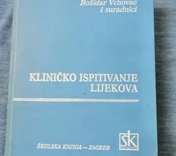 Božidar Vrhovac i dr. – Kliničko ispitivanje lijekova - cover