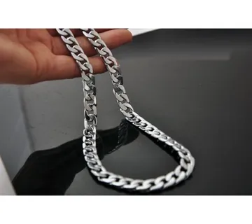 Muška ogrlica- visoko kvalitetna izrada od nehrđajućega čelika- okrugl - cover