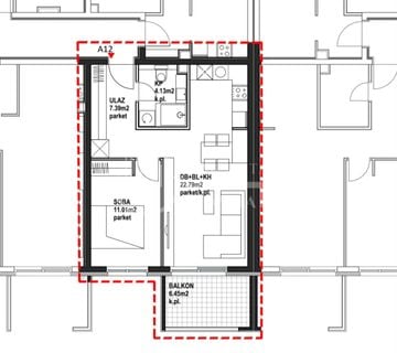 Prodaja, Zagreb, Stenjevec, dvosoban stan 51.92m2 - cover