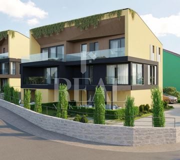 Novogradnja Krk, dvoetažni stan 106 m2,3S+DB,balkon - cover