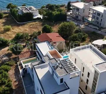 Kožino-PANORAMSKI POGLED NA MORE!LIFT! 80 m DO MORA!CIJELA ETAŽA! - cover