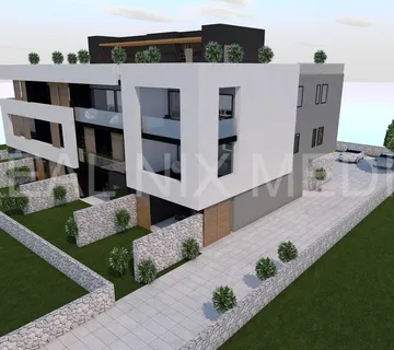 VRHUNSKA NOVOGRADNJA UZ MORE. APARTMAN - 3 SOBE. POGLED NA MORE. - cover