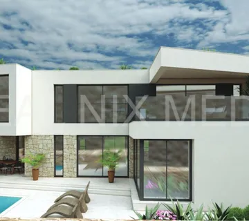 Zadar - zemljište s građ. dozvolom za vilu. Panoramski pogled na more - cover