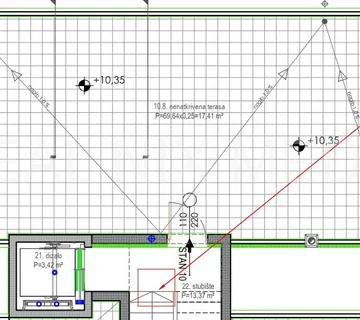 Diklovac- POGLED NA MORE! KROVNA TERASA! 2 SP.SOBE, LIFT! - cover