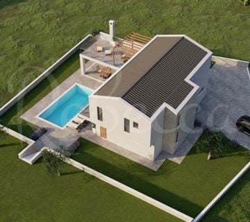 Građevinsko zemljište, projekt, 1300 m2, okolica Barbana - cover