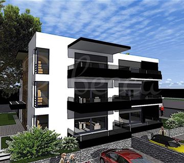 Penthouse pogled na more, 3 spavaće, 2. kat, 96 m2, parking, Medulin, NOVO - cover