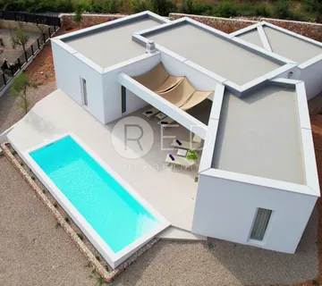 OTOK KRK, OKOLICA KRKA - MODERNA KUĆA S POGLEDOM NA MORE, 110 m2 - Linardići, Krk