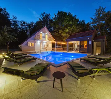 PREKRASNA KUĆA S BAZENOM I KONOBOM - GRAČAC, RIČICE - cover