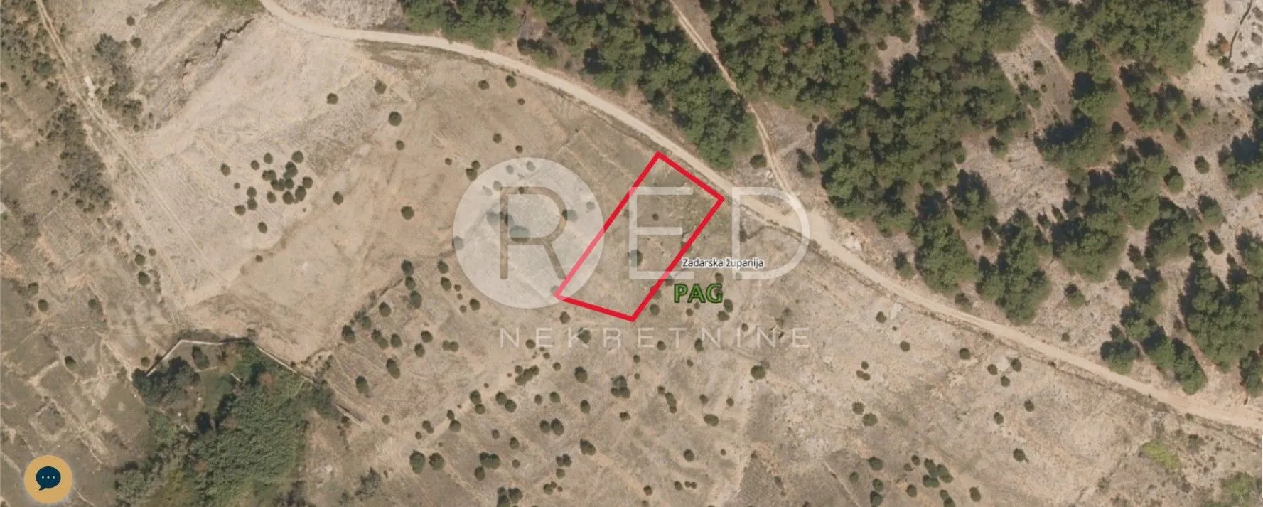 Prodaje se poljoprivredno zemljište površine 1478 m2 - PAG - cover