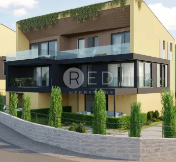 OTOK KRK, KRK - PENTHOUSE U IZGRADNJI S POGLEDOM NA MORE, 130 m2