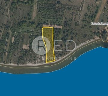 ZEMLJIŠTE PRVI RED DO MORA 3301 M2 - SELINE, ZADARSKA - cover