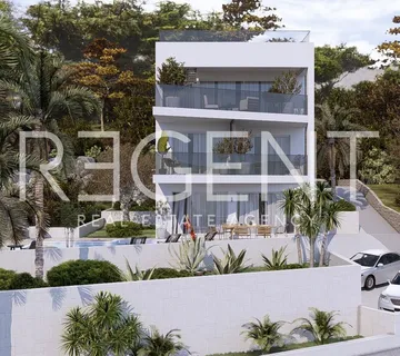 Trogir, Čiovo - Dvosoban stan prvi red uz more - Okrug Gornji, Okrug