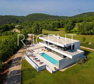 Istra, Oprtalj - Luksuzna dizajnerska vila 682 m2 novogradnja - cover