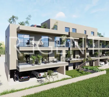 Trogir – Dvosoban stan s loggiom 72 m2 novogradnja