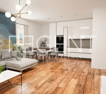 Makarska, Zelenka - Dvoetažni penthouse u novogradnji s garažom