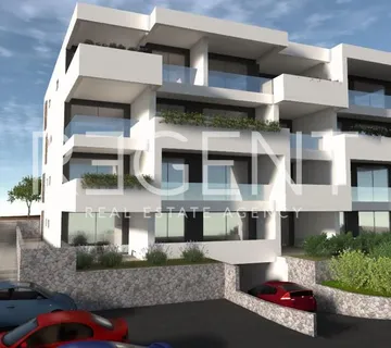 Trogir, Okrug Gornji – Dvosoban stan s terasom 67 m2 novogradnja